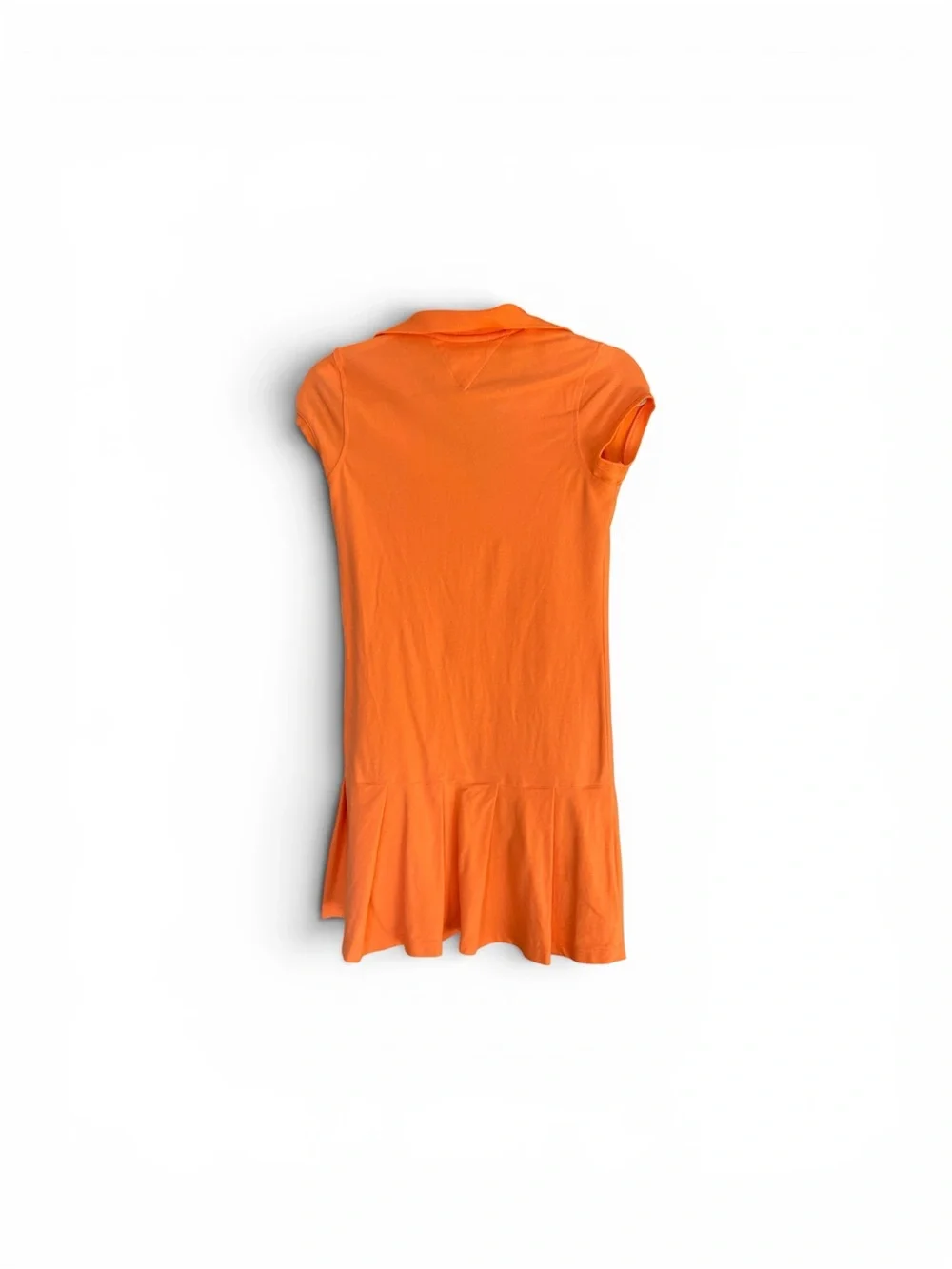 Tommy Hilfiger Cotton Polo Dress - Orange with pleated skirt Girls size 16